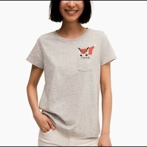 Kate Spade New York Foxy Lady T-Shirt Size M